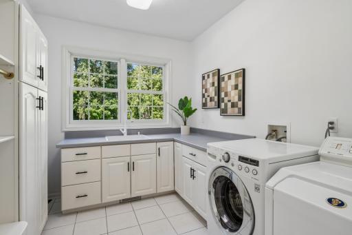 Large main floor laundry