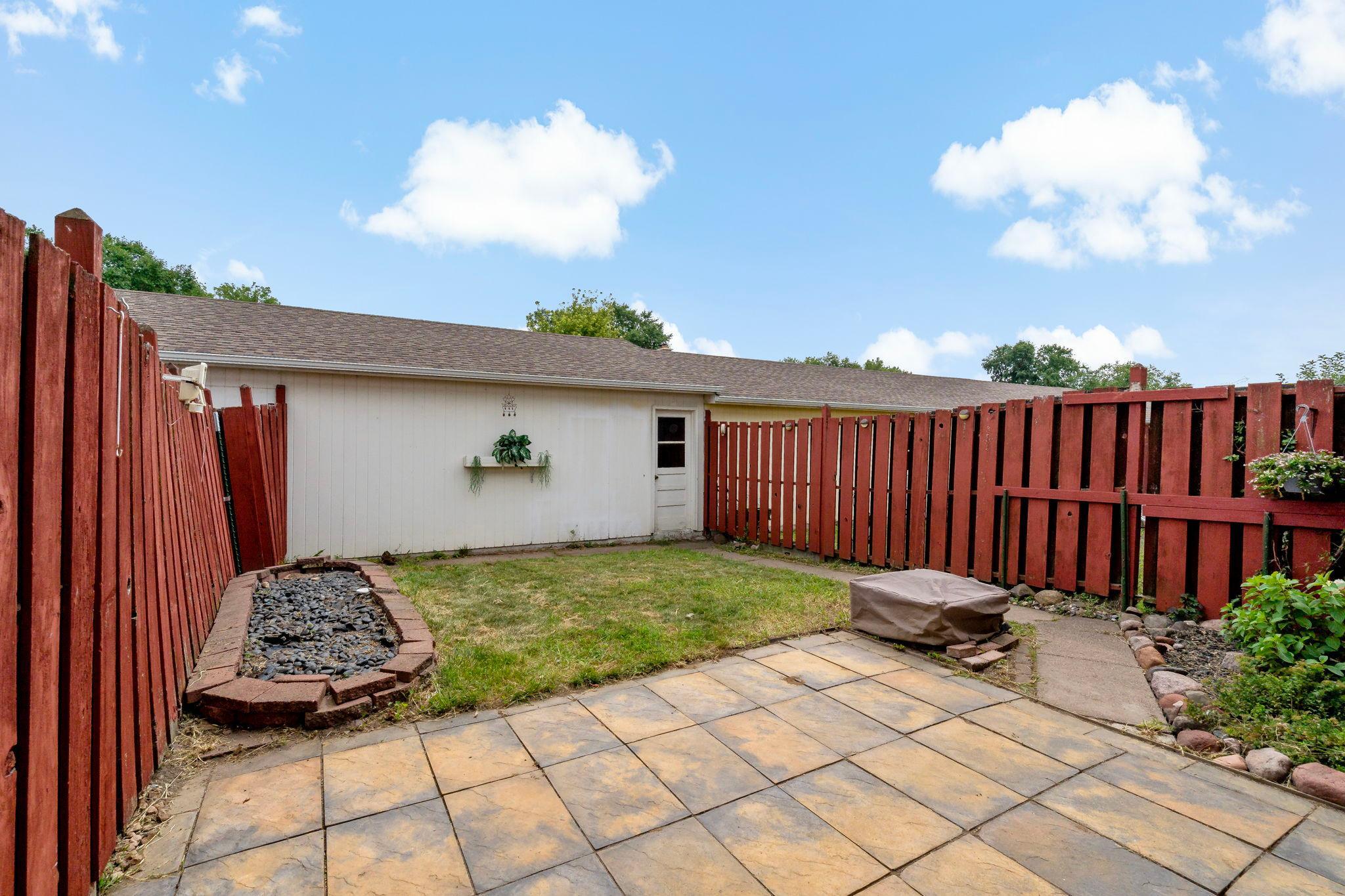 Patio to garage
