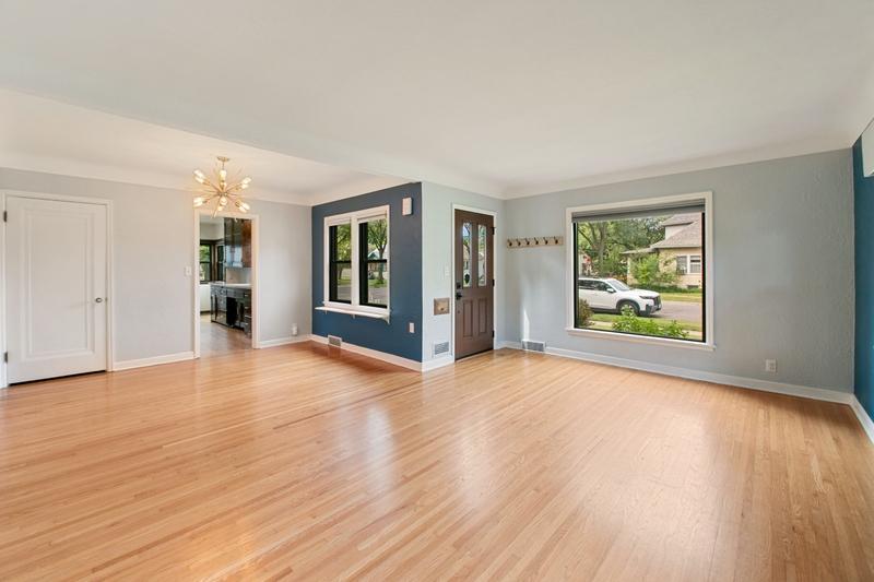 Dining and living room