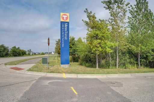 Metro Transit as you enter community