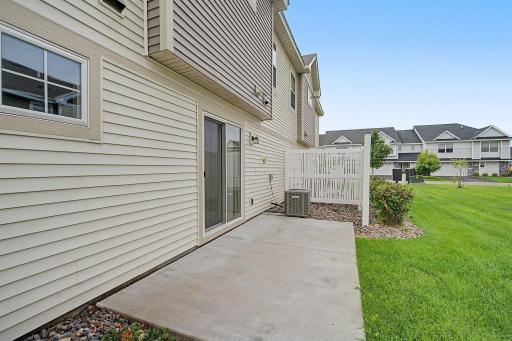 Large patio for grilling, family fun & more!