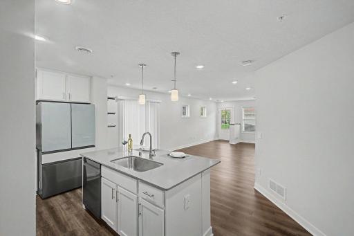 Neutral fresh paint compliments flooring