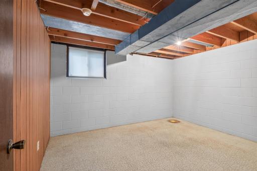 Perfect office, exercise room, playroom or craft area in the lower level.