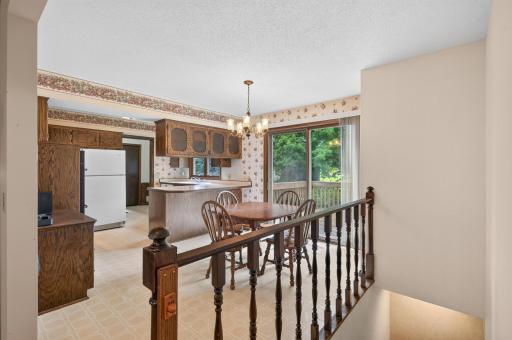 Nice space in the kitchen and dining room.