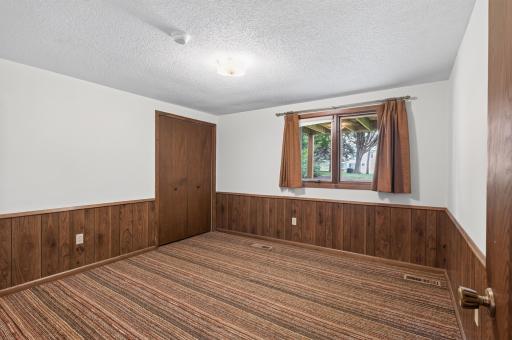 Large 4th bedroom is located downstairs.