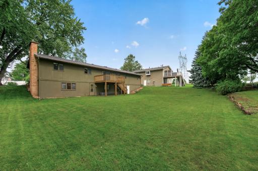 Lots of space to run this this wonderful backyard!