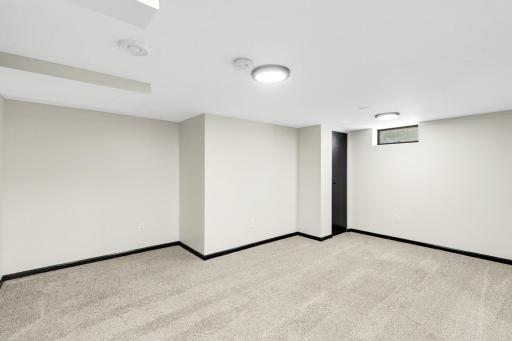 Recreation room is spacious at a whopping 17' x 15' in size.