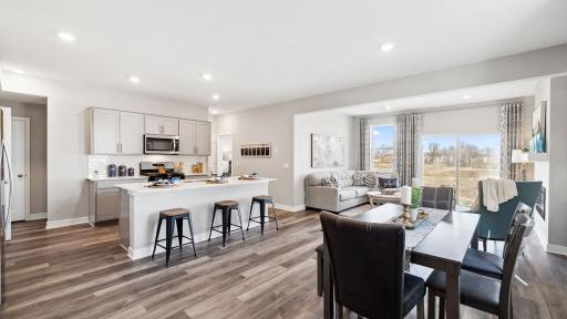 Welcome home to the Elm floorplan in Brookshire! Model photo. Options and colors will vary.