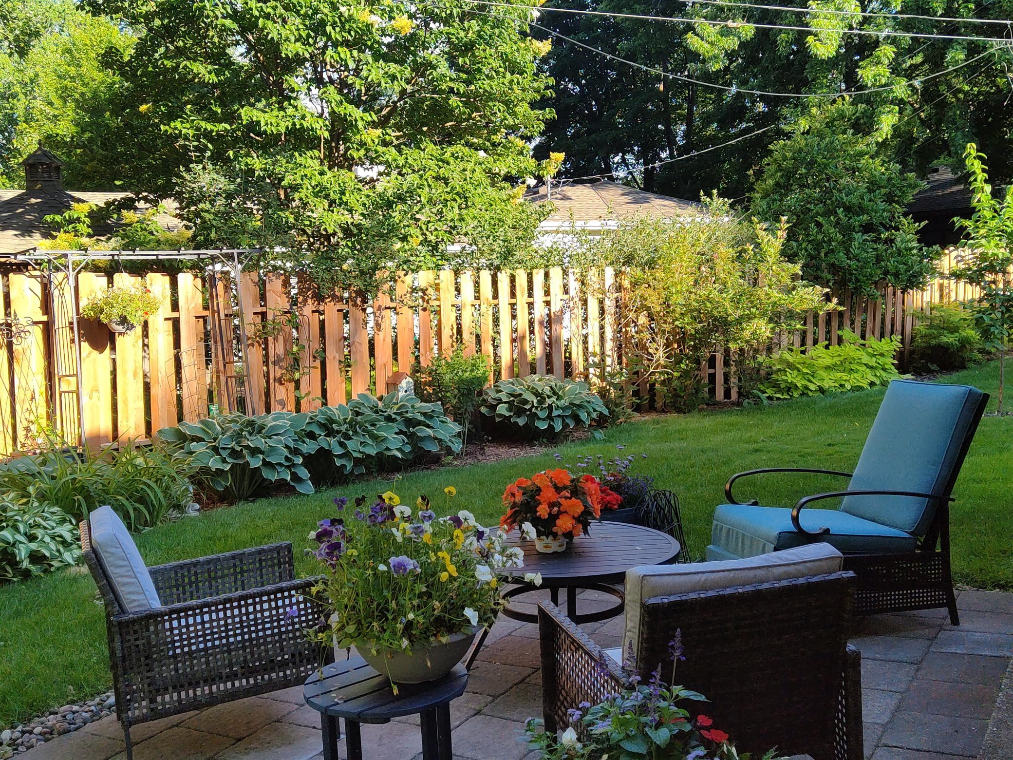 Patio just off the Porch