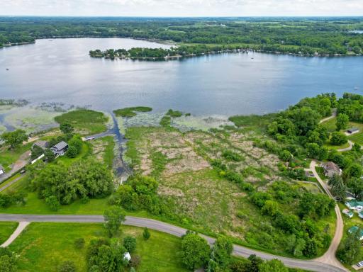Great aerial view of the shared access to Sugar Lake. Enjoy one of Wright County's finest lakes.