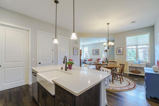 Large island - great for entertaining buffets