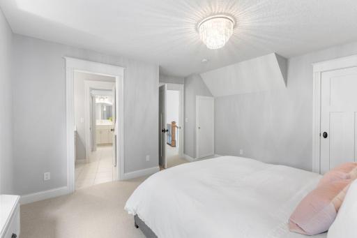 Fourth bedroom offers en-suite access to the shared bathroom