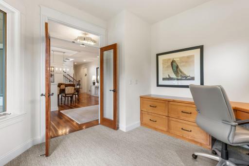 Built-ins for storing all office supplies with ease