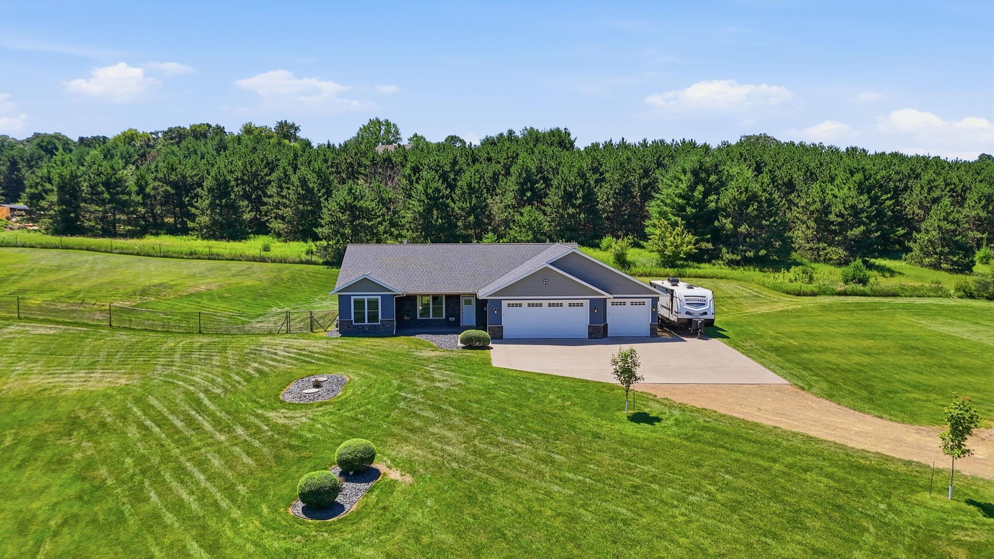 Beautifully maintained home situated on a spacious lot.