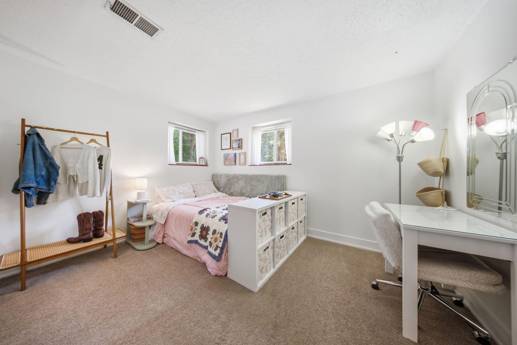 Spacious bedroom