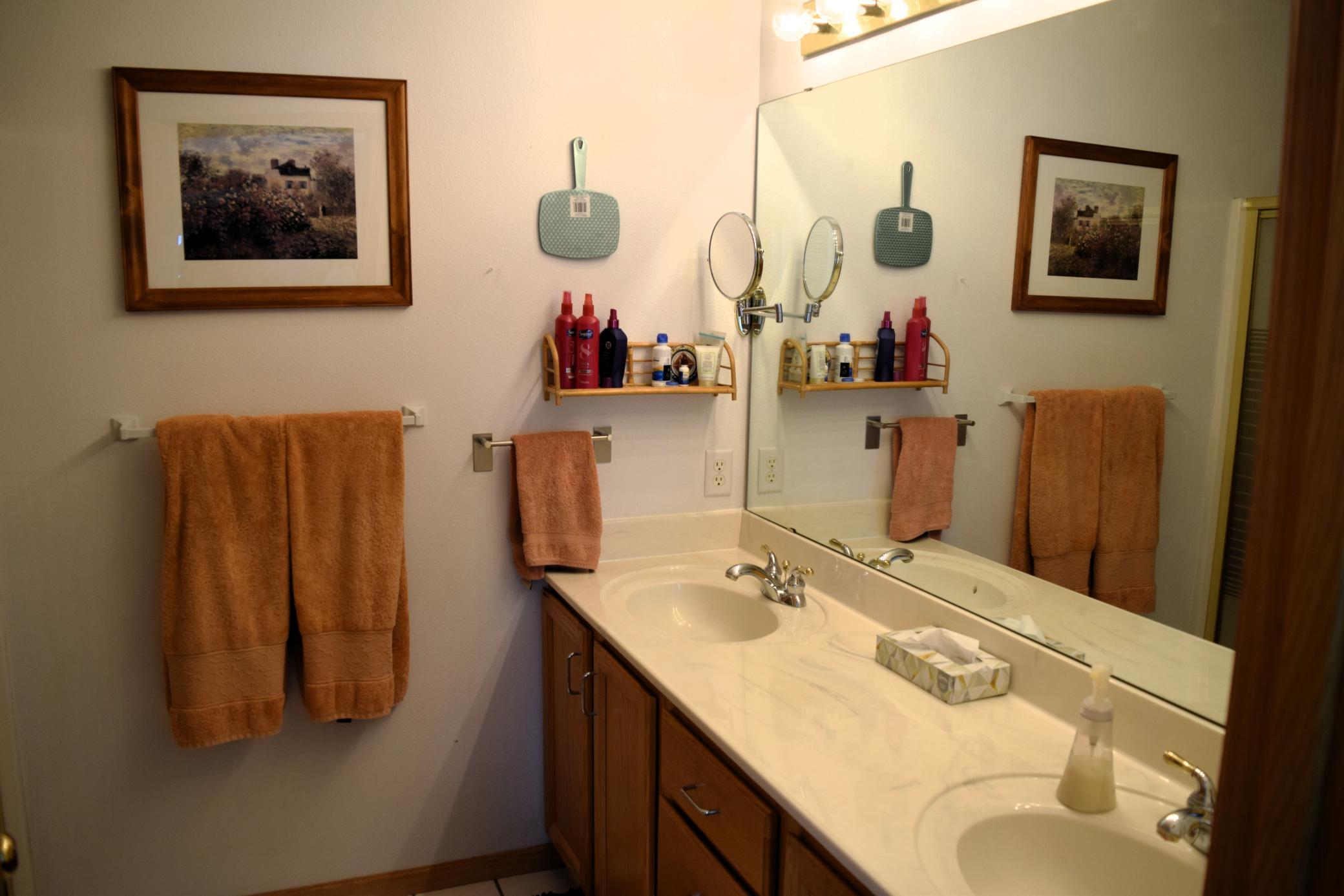 Bath off the primary bedroom