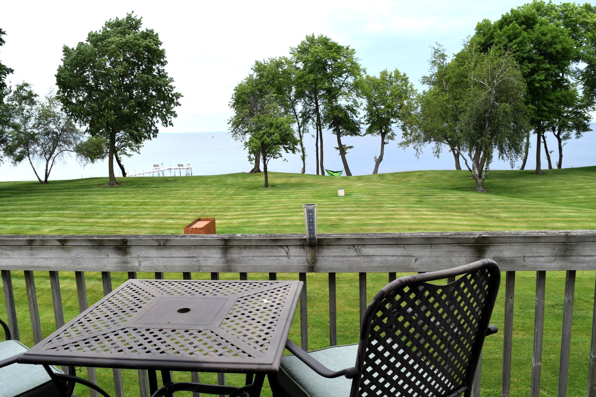 Bedroom Deck overlooking the lake