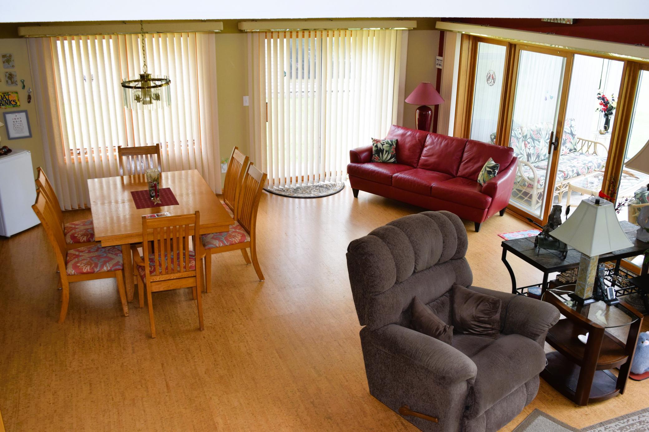 Enjoy the open floor plan