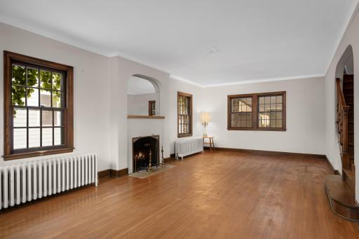 Original hardwood floors and natural woodwork.