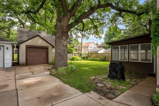 1-car detached garage with room to build a 2-car garage.