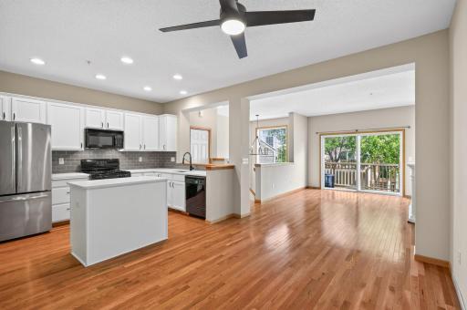 Photo for 13749 54th Avenue N, Minneapolis, MN 55446 - listing #7101317 Soaring ceilings and an open-concept layout create an airy, welcoming first impression.