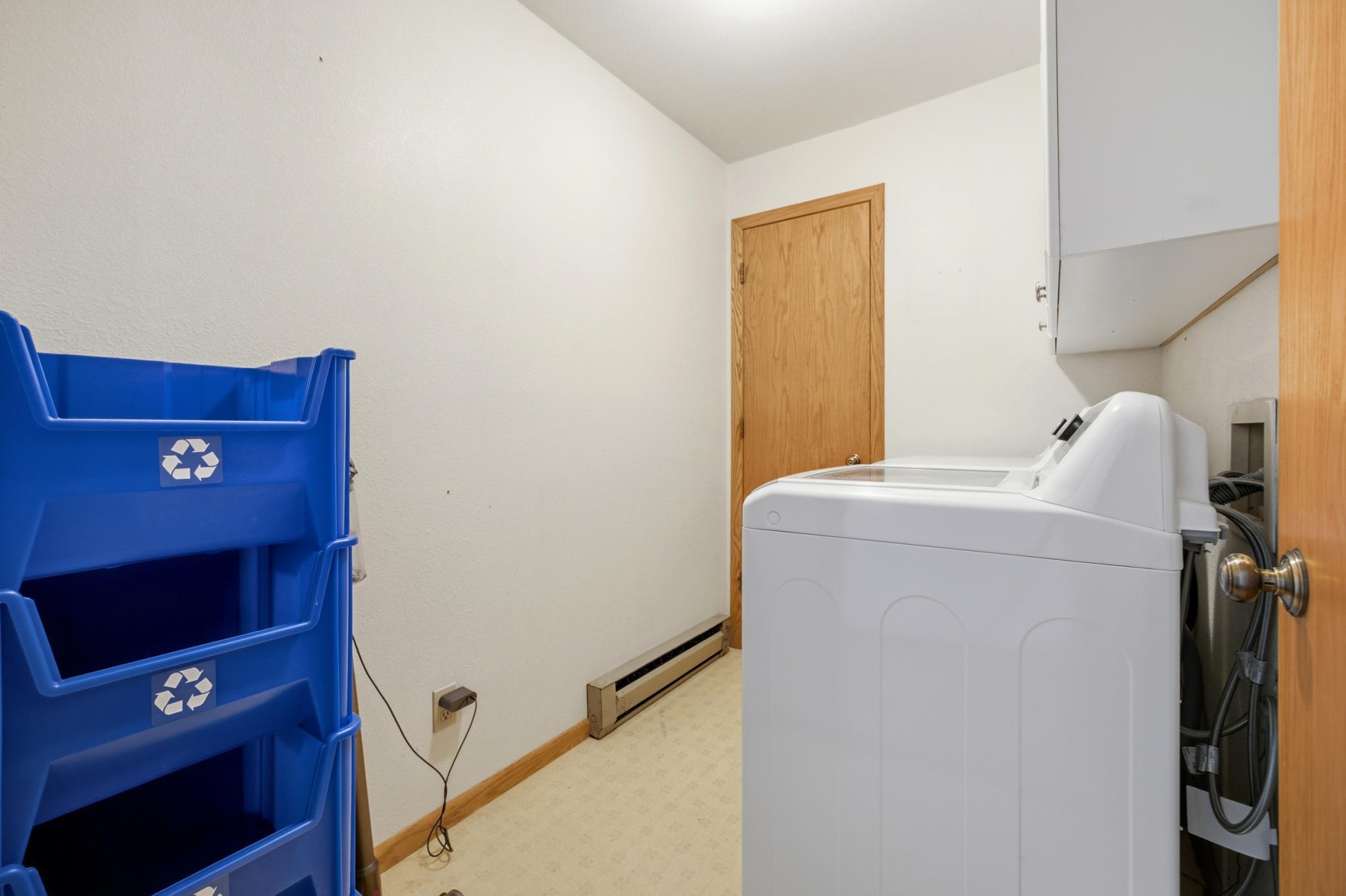 Main floor laundry room