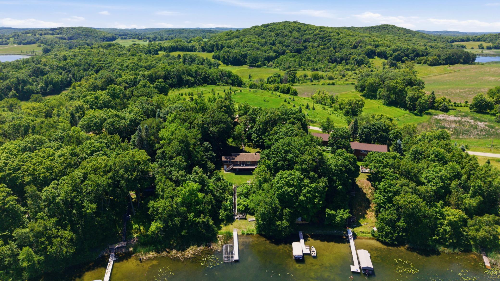 Lake view to home - no back neighbors