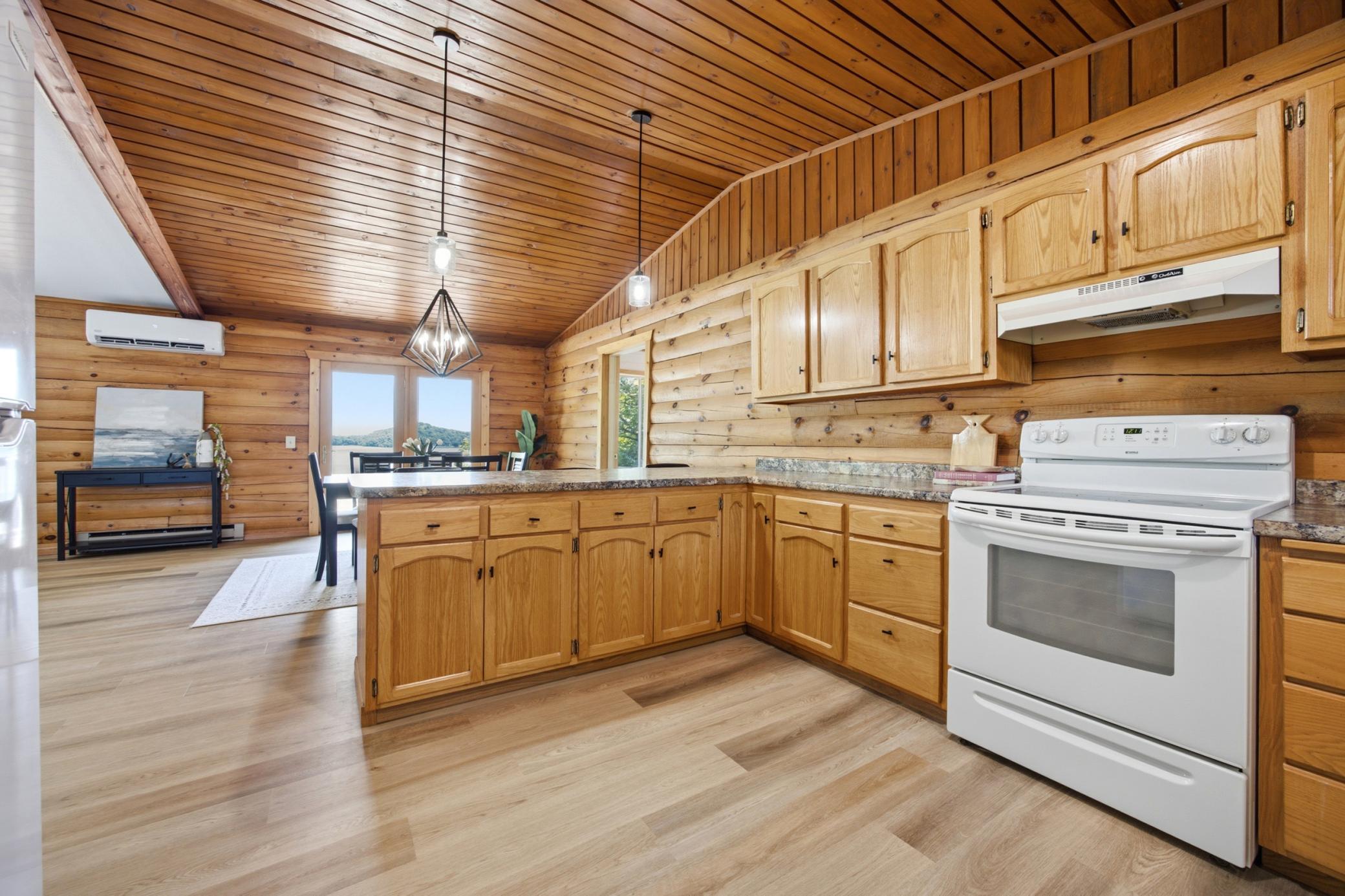 Gorgeous lake views while cooking and entertaining