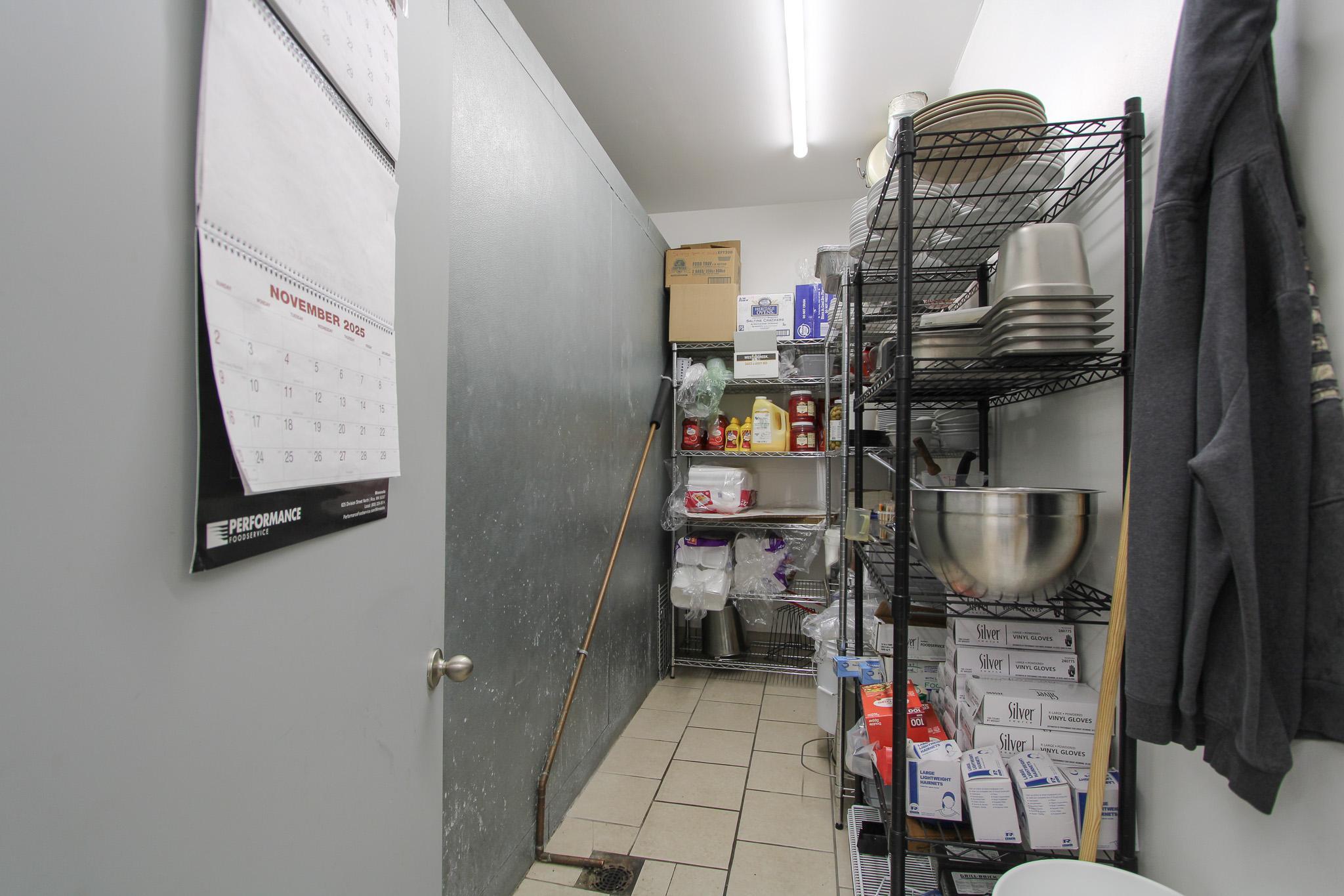 Storage area.