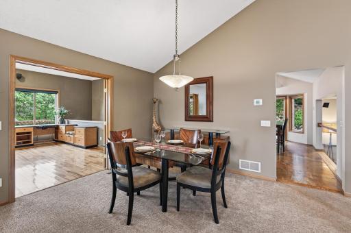 Share meals, celebrate milestones, and create lasting memories in this warm and inviting dining space.
