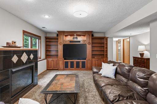 Custom built-ins add both character and functionality, providing beautiful storage and display space.