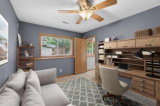 Lower level room makes for a perfect bedroom, office or play space!