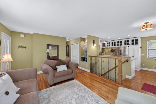 Stunning hardwood floors and open airy feel!