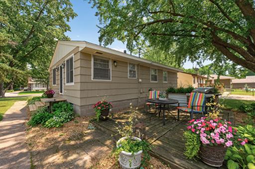 A serene shady spot to enjoy Summer with friends!
