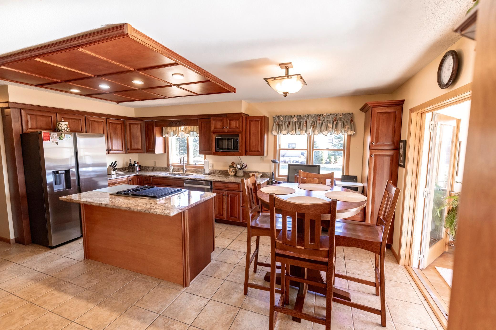 kitchen with informal dining option