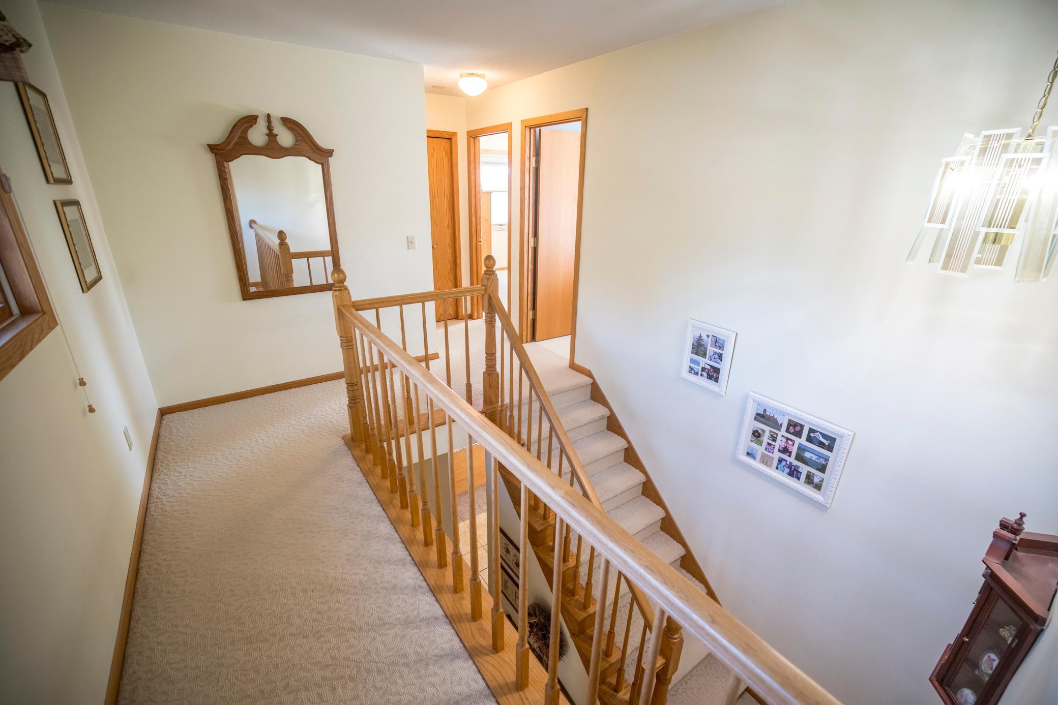 Upper level landing