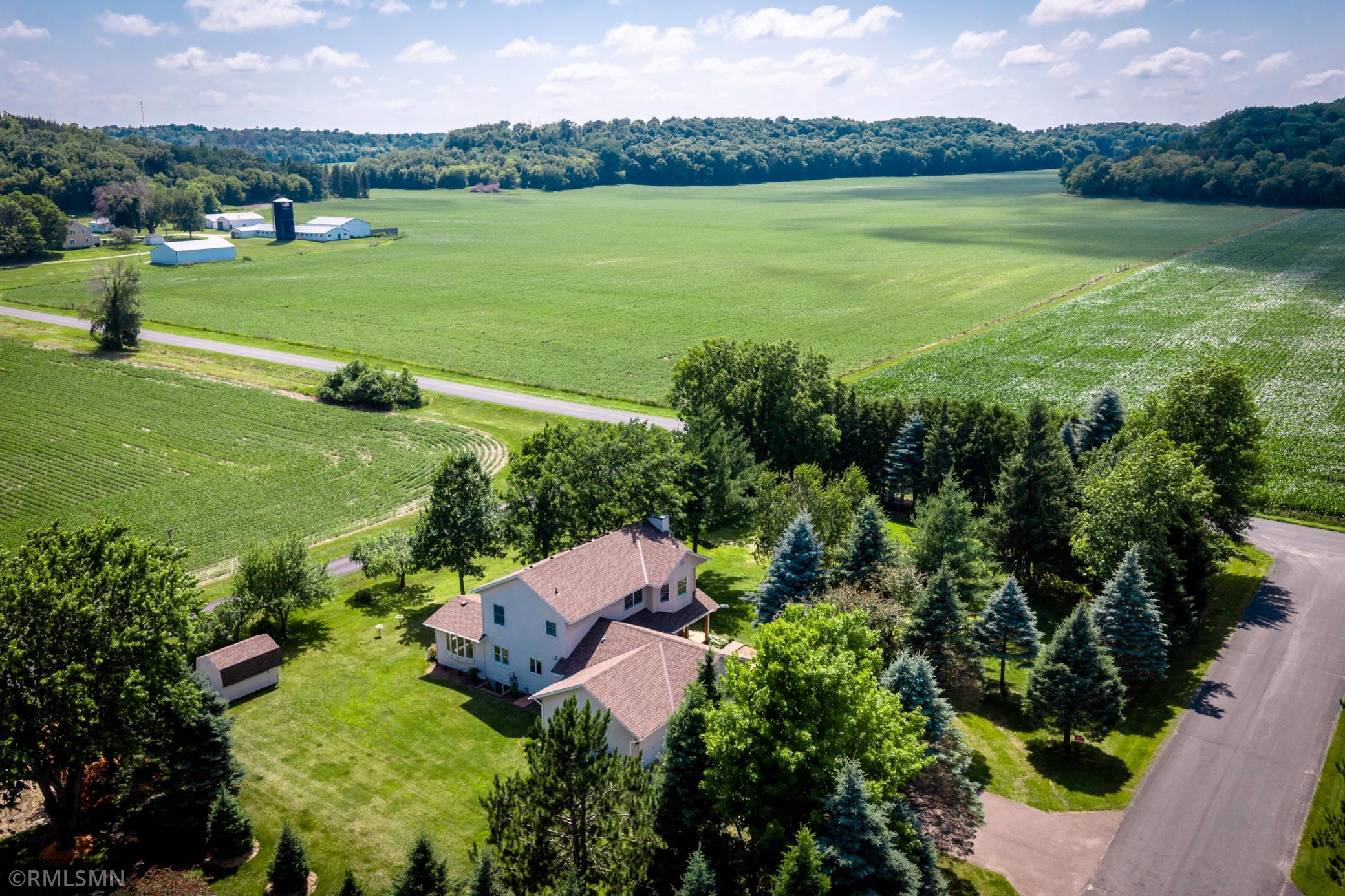 Aerial facing SW
