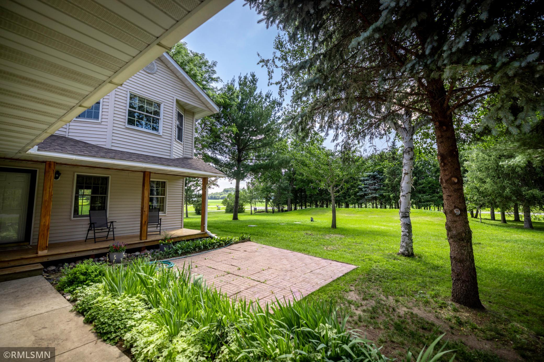 Porch at entry
