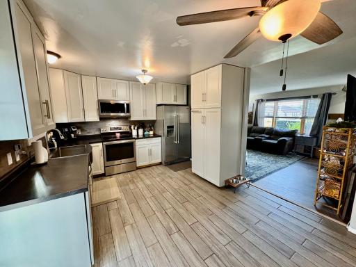 Beautiful updated kitchen with soft close cabinets