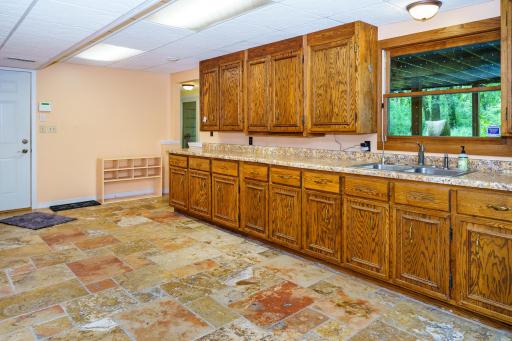 Lower Kitchen to Pool Room