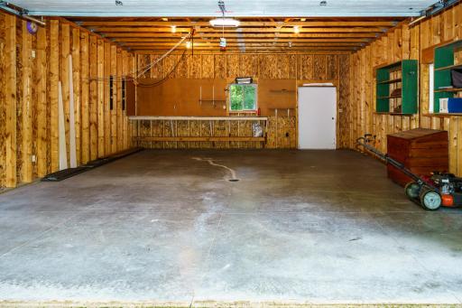 Detached garage interior
