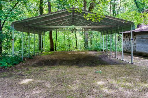 Huge carport with electricity run to it