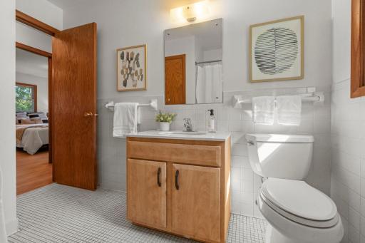 One full bathroom