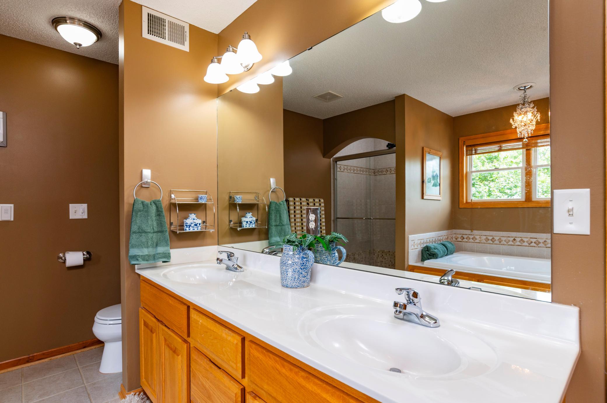 Dual sinks provide space for everyone.jpg