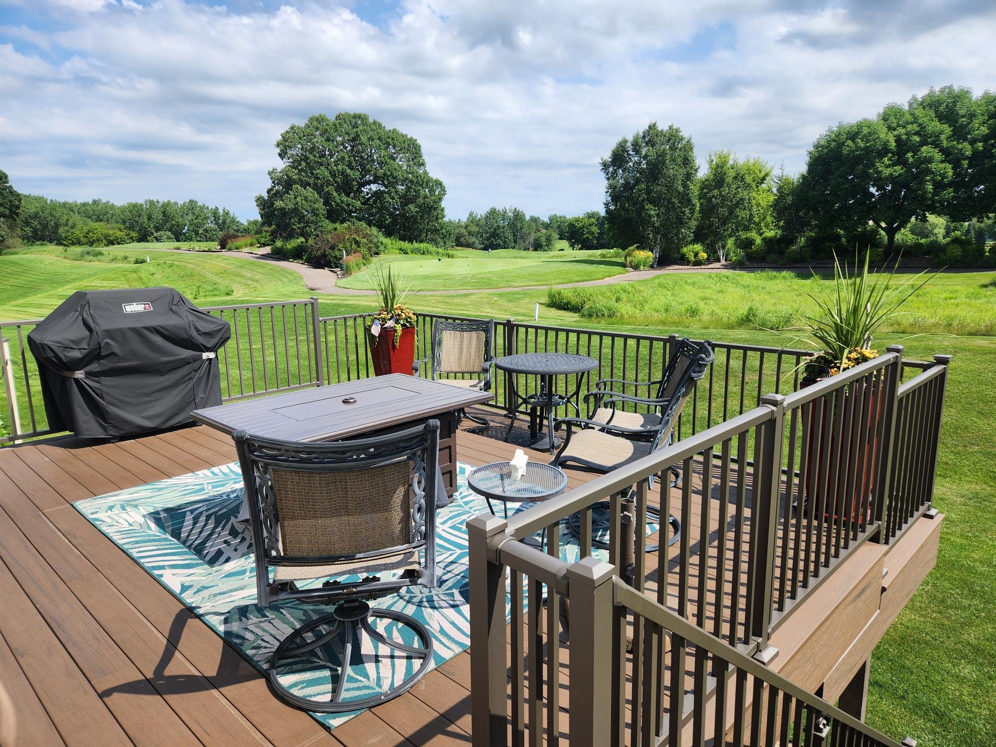 Relax and enjoy the million dollar views of the 16th tee box