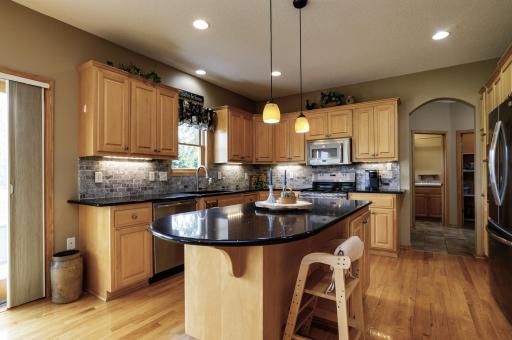 Gorgeous Maple Cabinets provide storage for everything.jpg