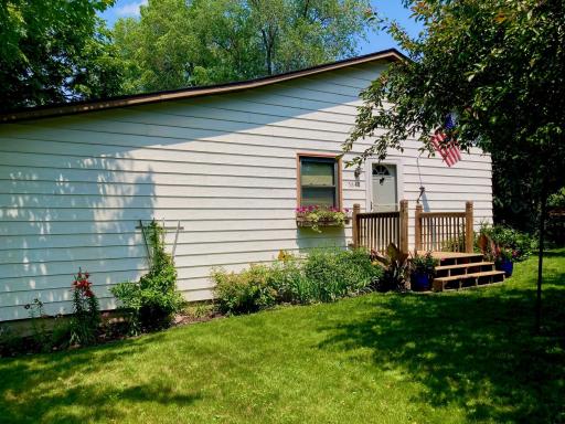 Beautiful perennials surround this house!