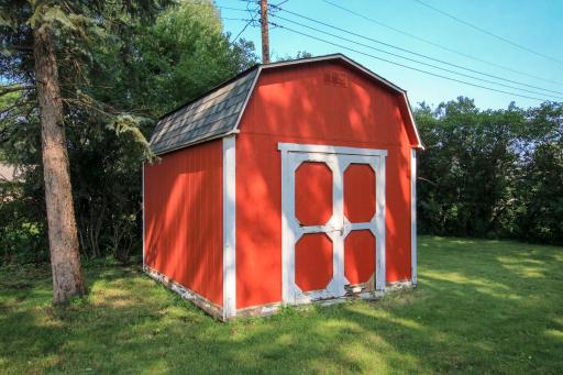 This 10x12 has solid flooring and is great for extra storage.