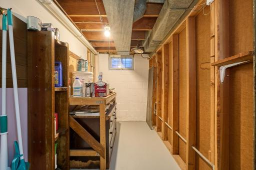 Versatile lower-level room perfect as a bedroom or family room, featuring an egress window for safety and abundant natural light.
