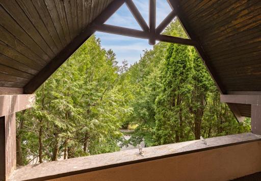 Upper Covered Porch off Reading Nook